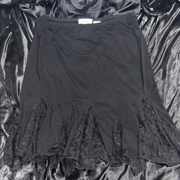 Nine West Midi Long Black Skirt